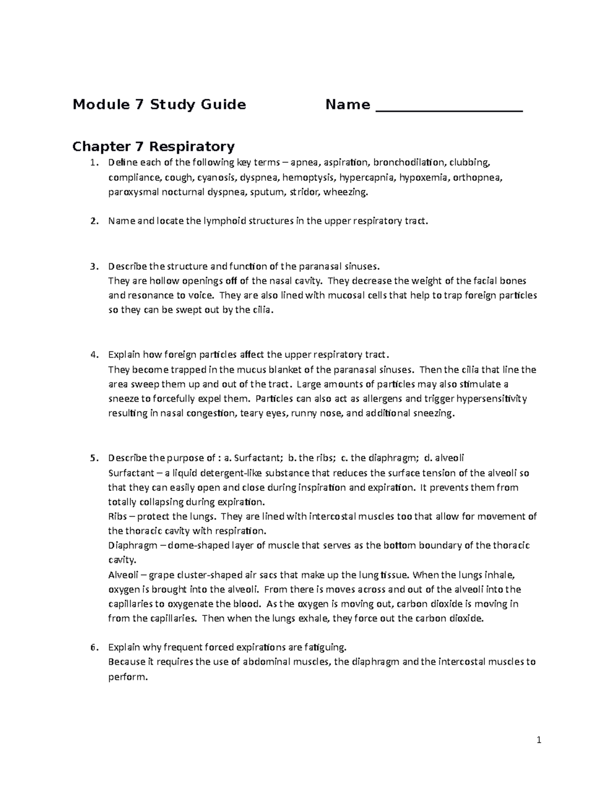 Module 7 study guide key Study Guide Gould's Introduction to ...