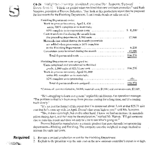 cost accounting solved problem - Studocu