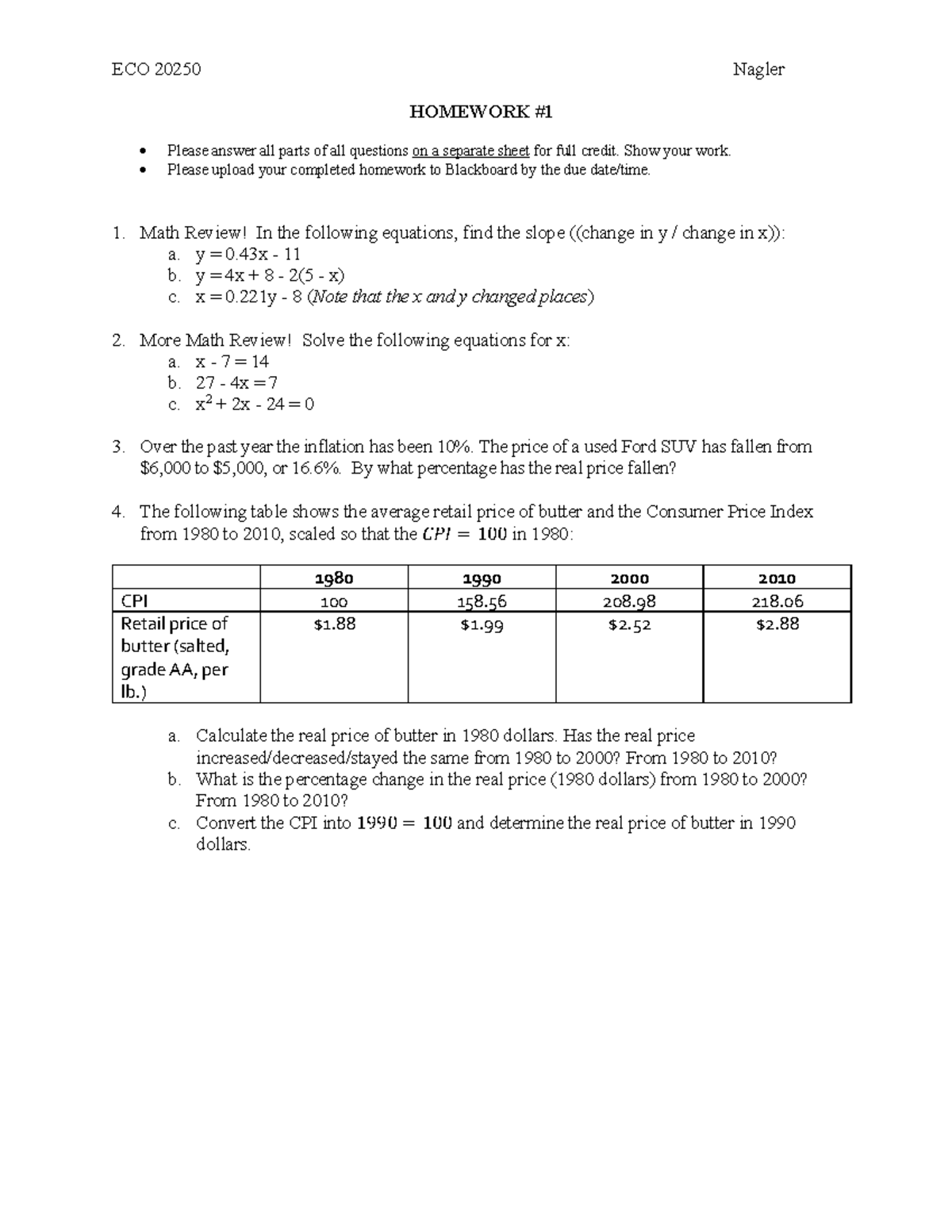 ECO 20250 Fa21 HW1 - Homework - ECO 20250 - CCNY - Studocu