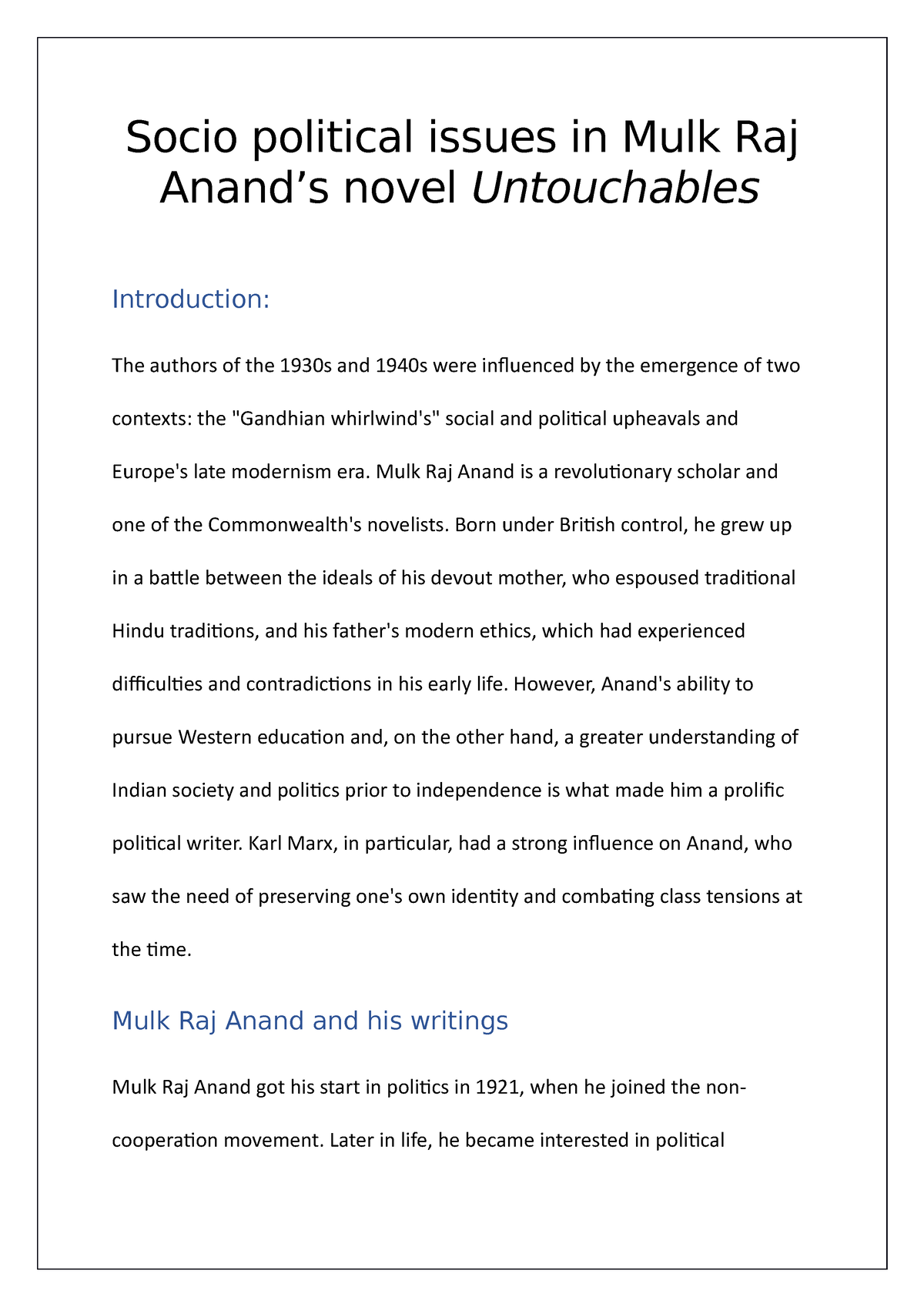 socio political issues in india essay