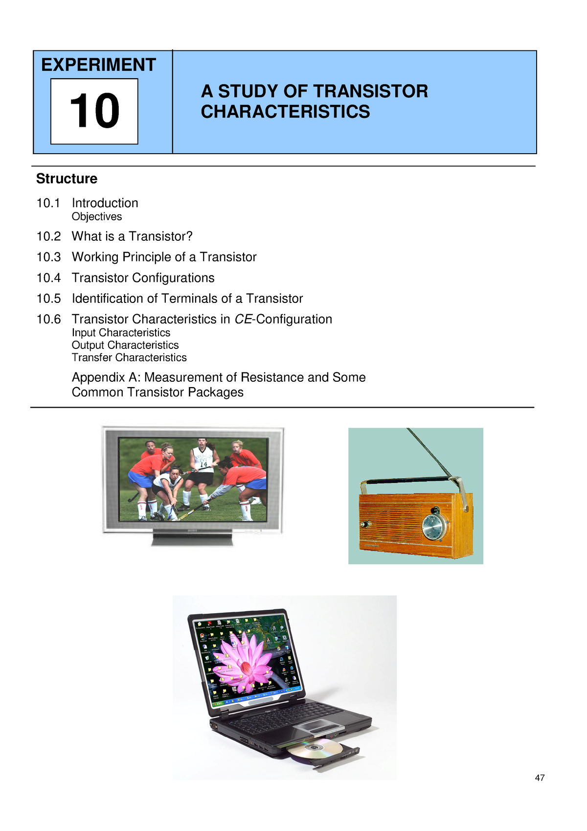 transistor characteristics experiment viva questions