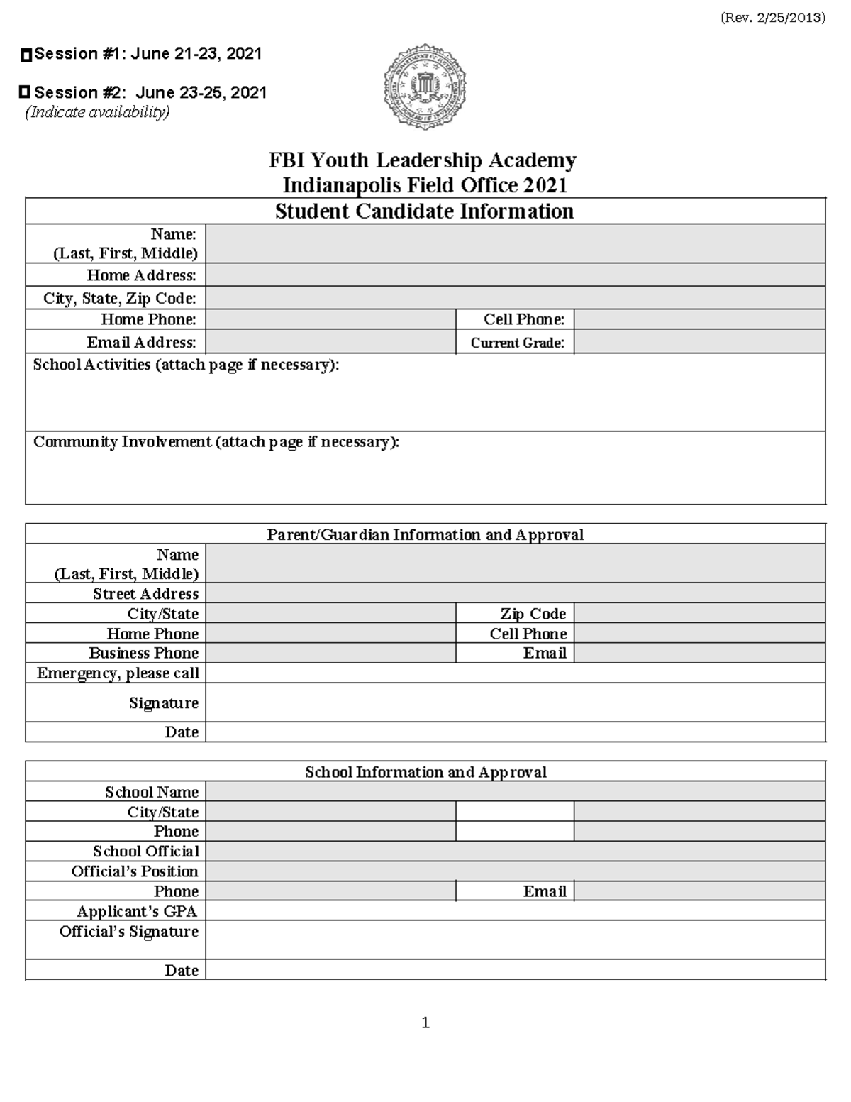 Fbi National Academy Application – VHKTX