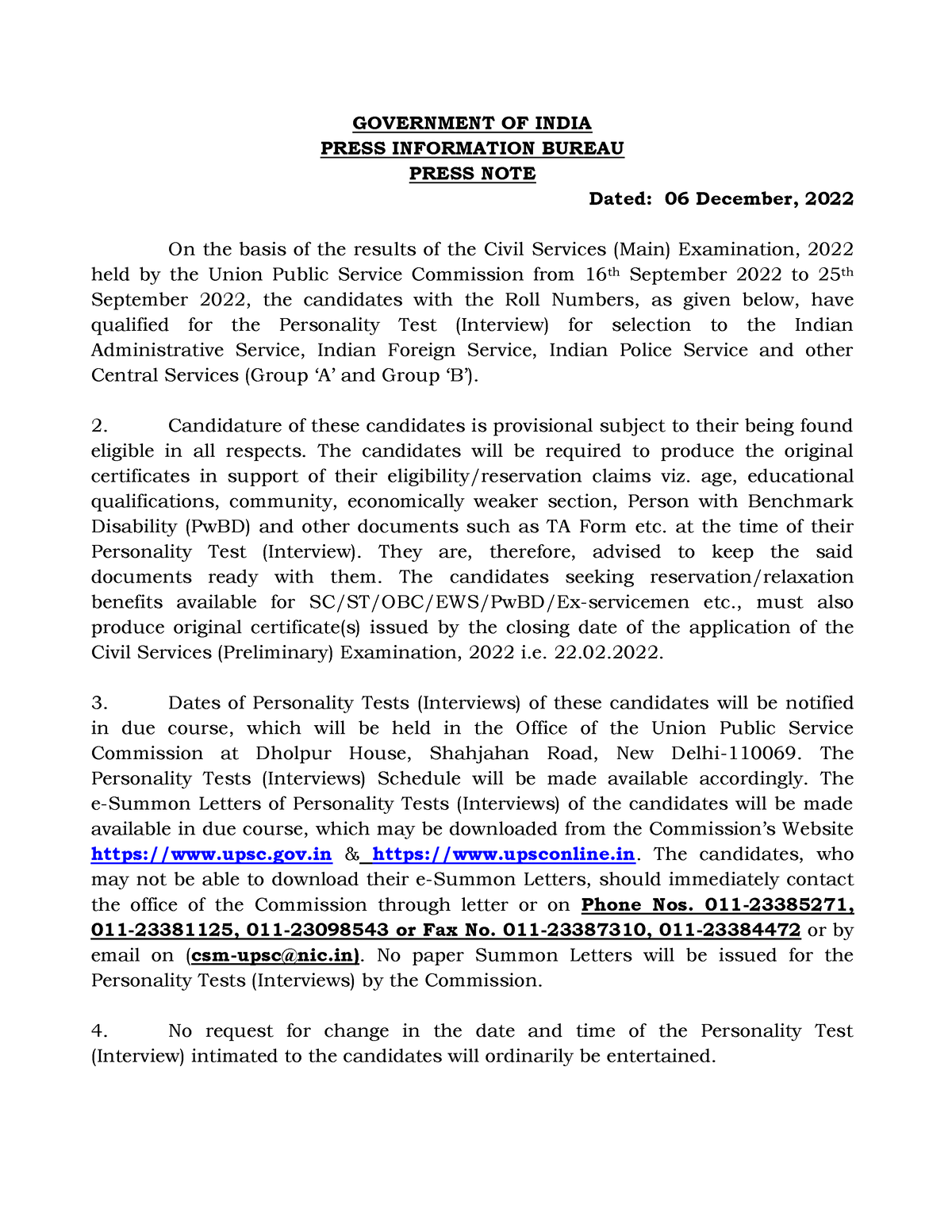 WR CSM 22 Engl 061222 - Dijf - GOVERNMENT OF INDIA PRESS INFORMATION ...