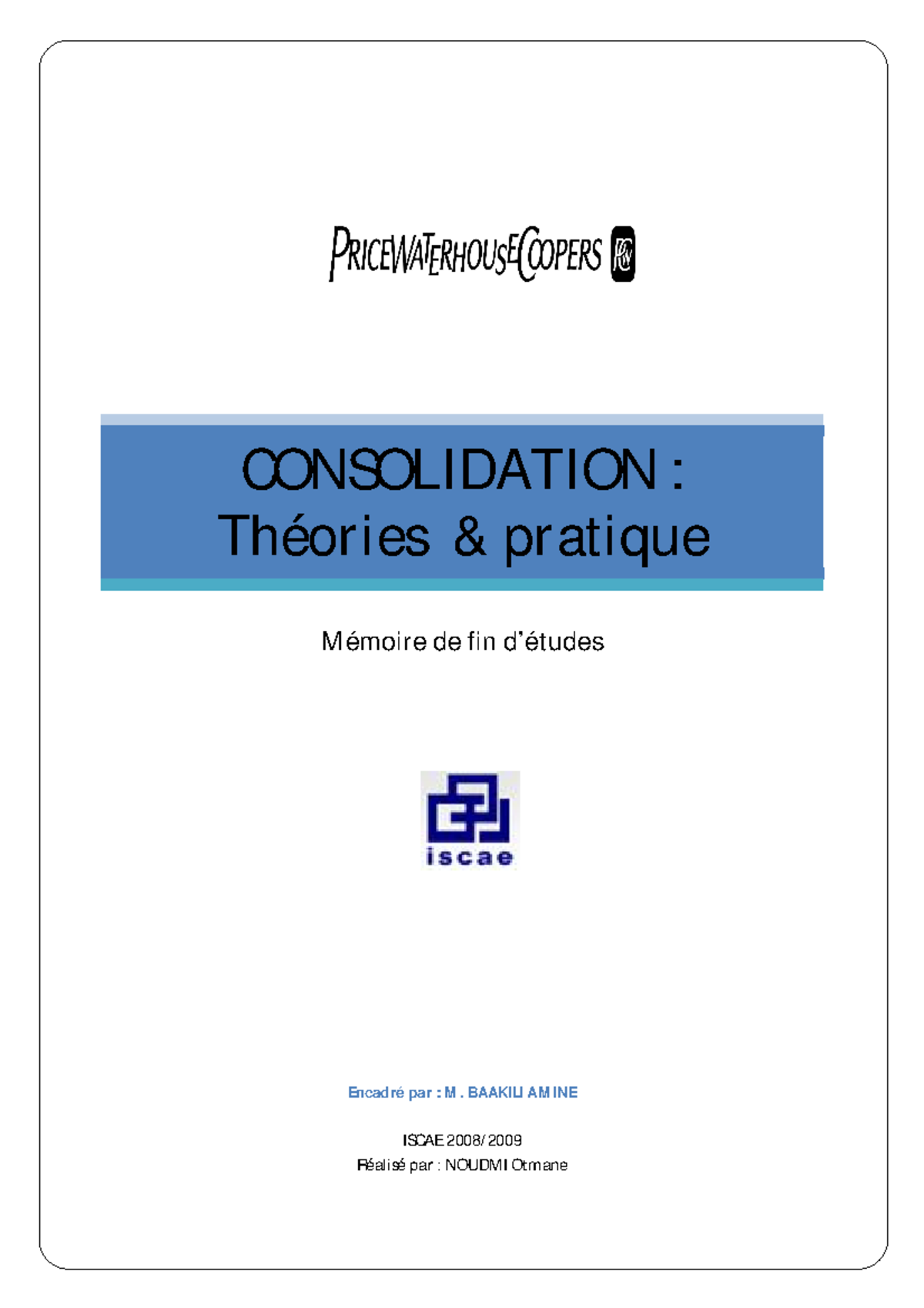 Consolidation Théories Et Pratique - CONSOLIDATION : Théor Ies & Pr ...