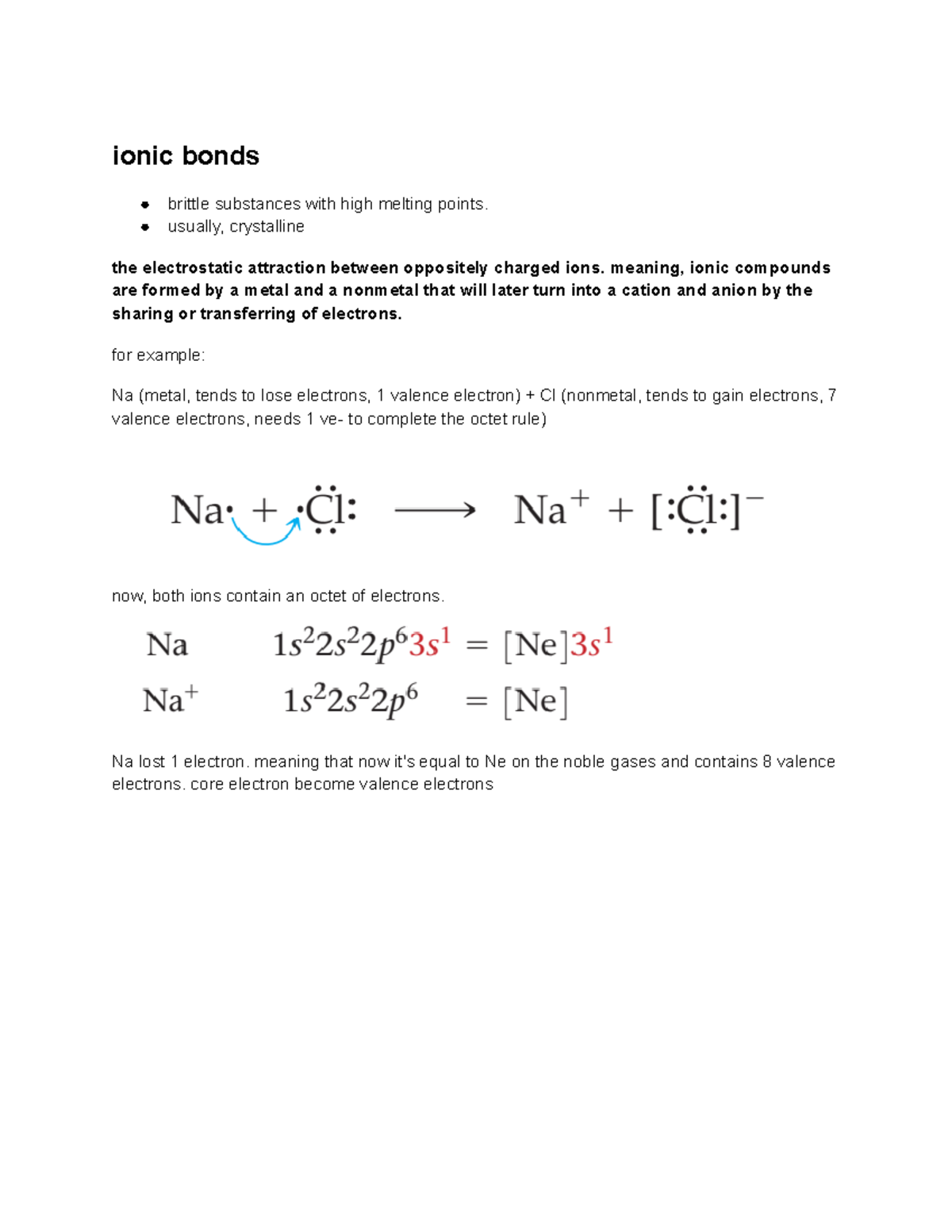 Ionic bonds ionic bonds brittle substances with high melting points