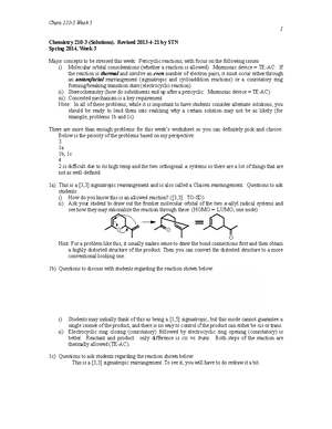 Orgo Lab 1 Write Up - Lab report - Eric Min 4/10/ Chem 230-3 TA: Keegan ...