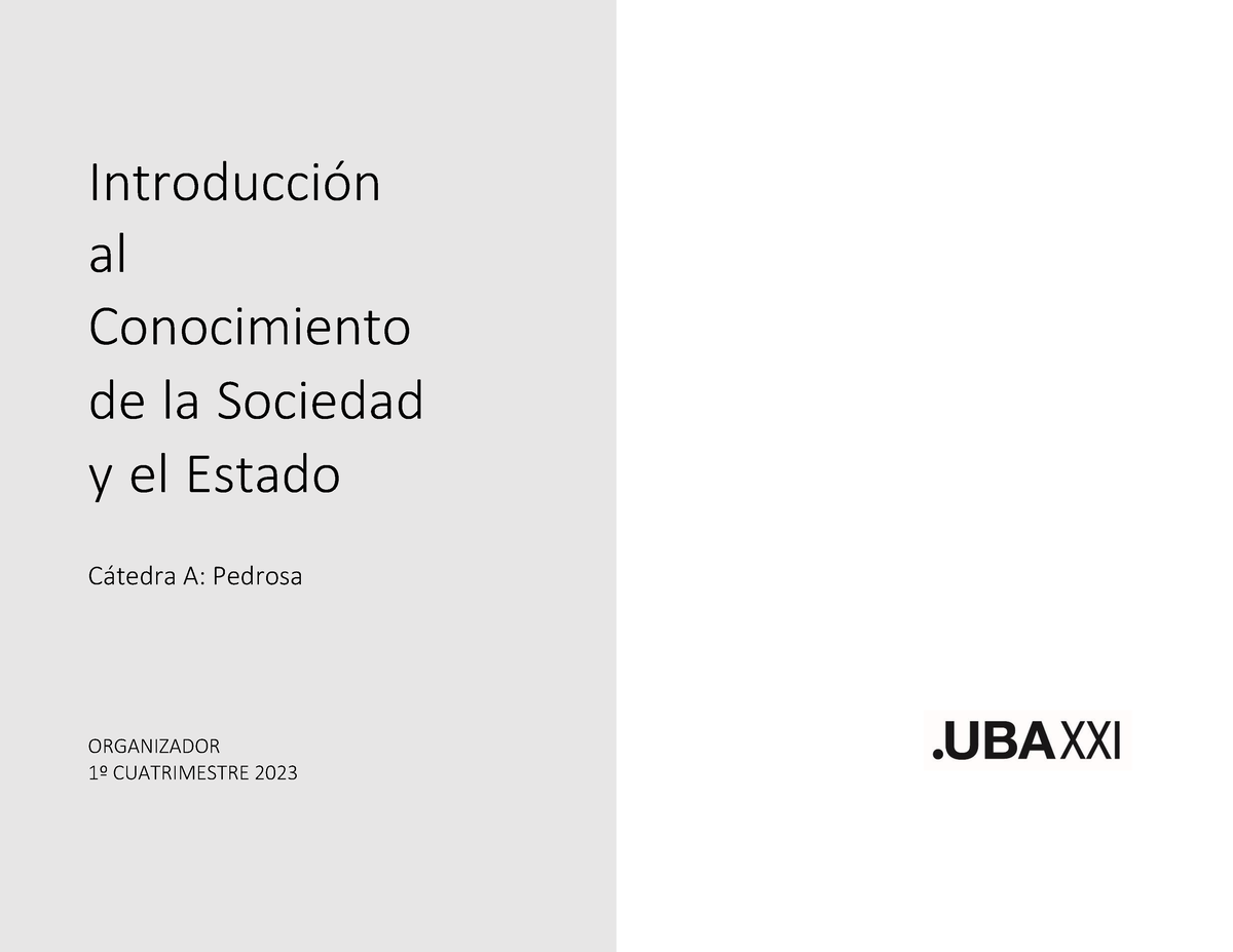 ICSE A.Organizador 1C 2023 - Introducción Al Conocimiento De La ...