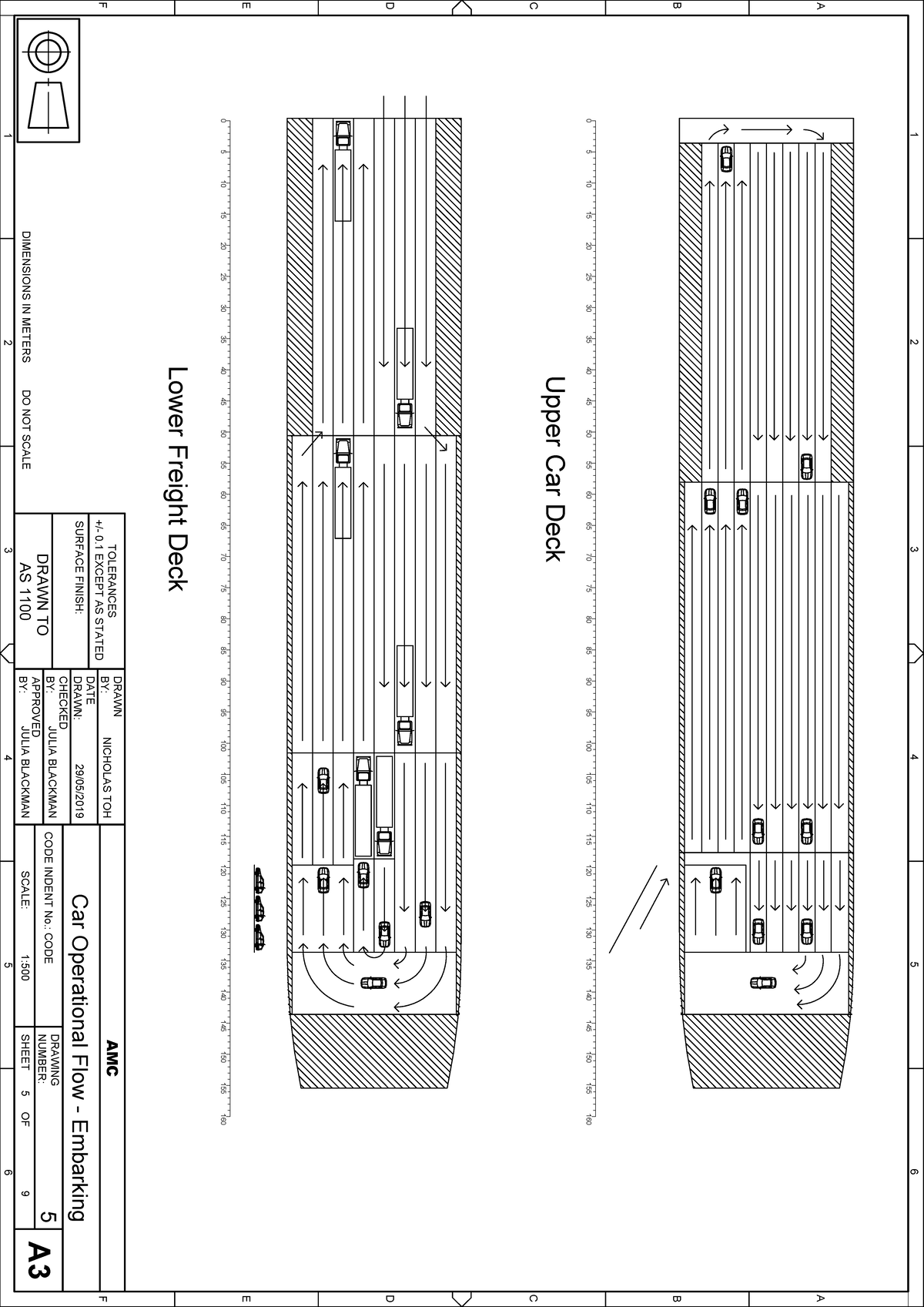 Car Embarking 1 - Initial drawings for loading and unloading cars for ...