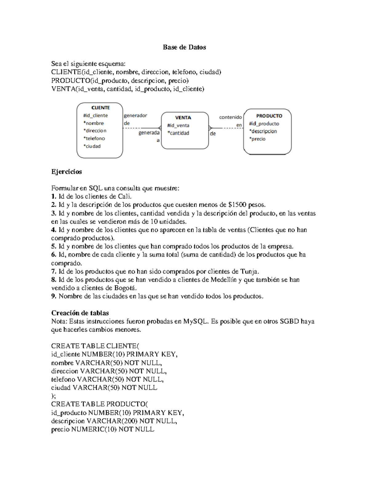 Base De Datos Algebra Relacional Y Calulo Relacional - Base De Datos ...