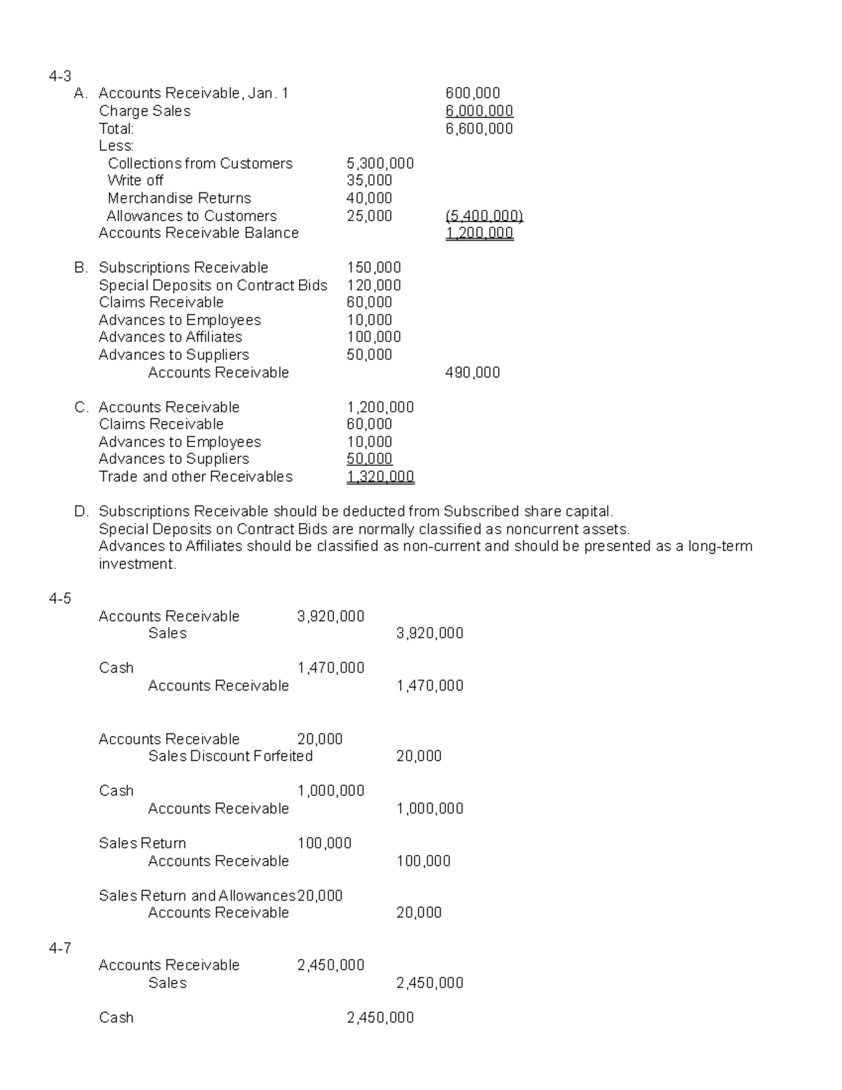IA- Chapters 4 - 9 Assignment (Valix) - A. Accounts Receivable, Jan. 1 ...