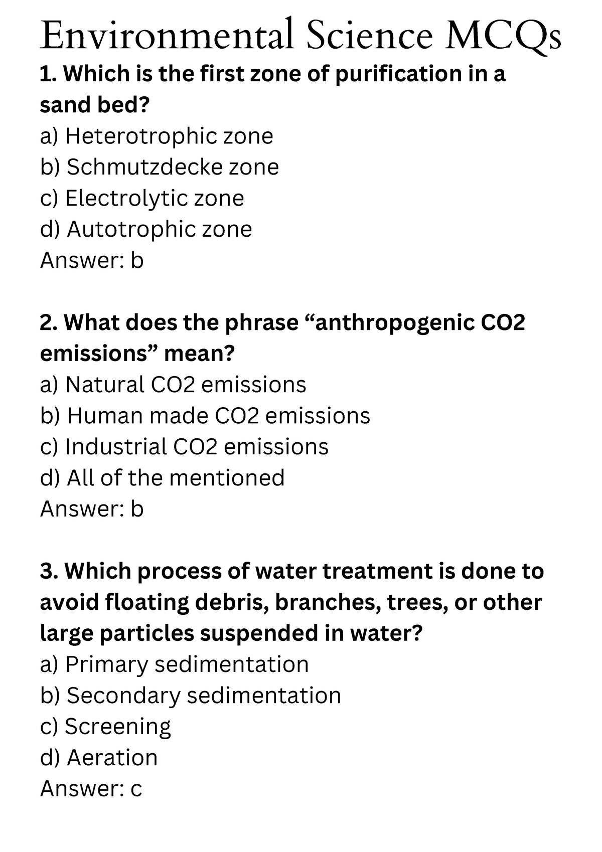 research questions for environmental science