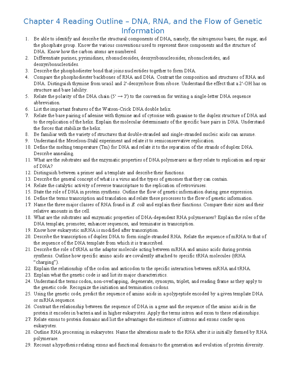 Chapter+4+Reading+Outline+-+Biochemistry - Chapter 4 Reading Outline ...