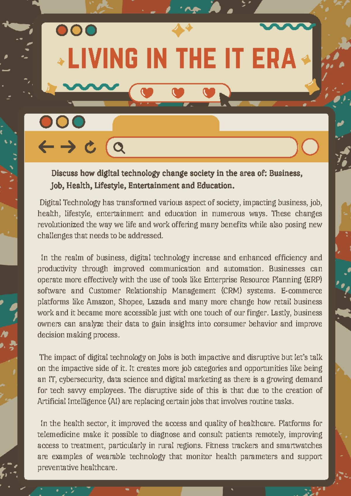 Module 5 Jallorina, Yidah Hannah T - living in the it era Digital ...
