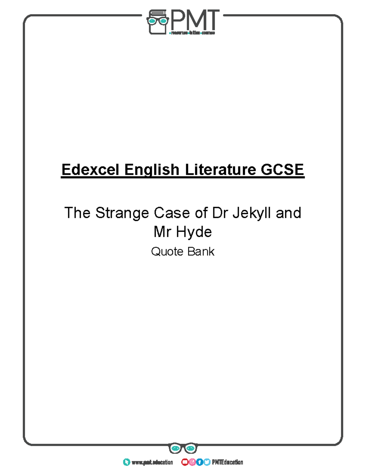 quote-bank-dr-jekyll-and-mr-hyde-edexcel-english-literature-gcse