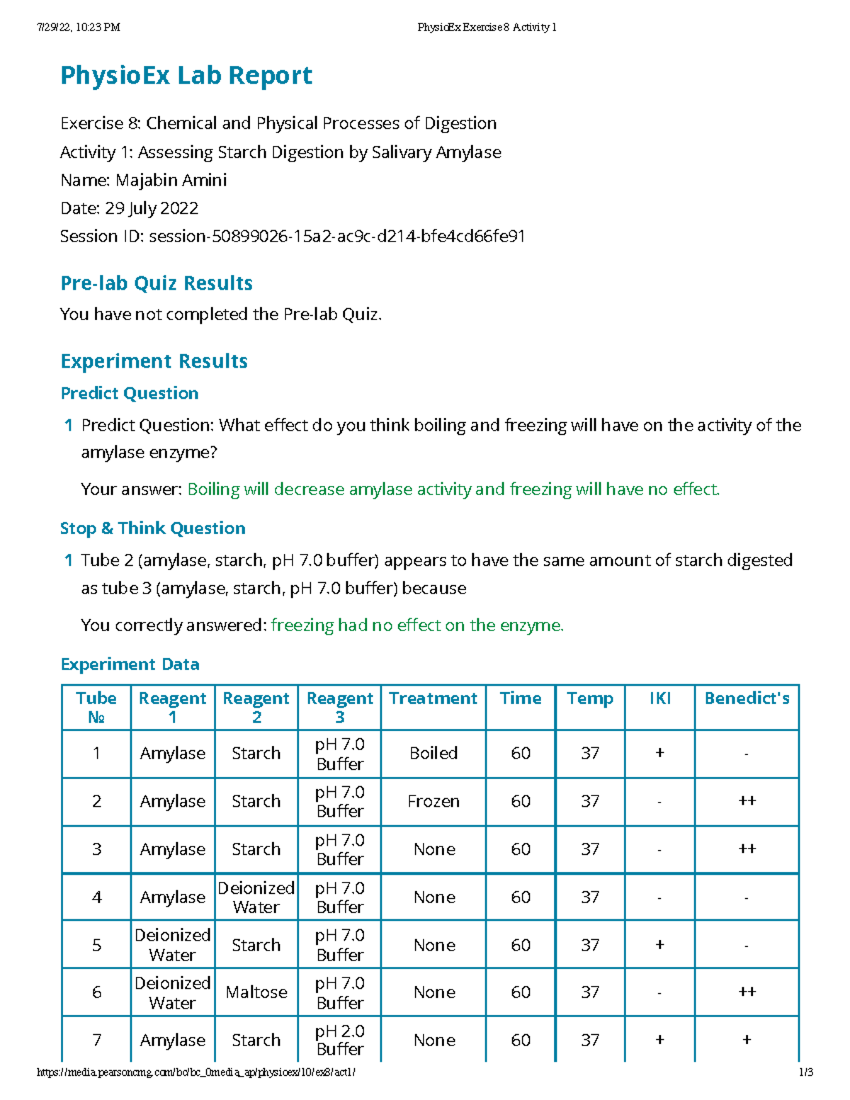 Physio Ex Exercise 8 Activity 1 - Pearsoncmg/bc/bc_0media_ap/physioex ...