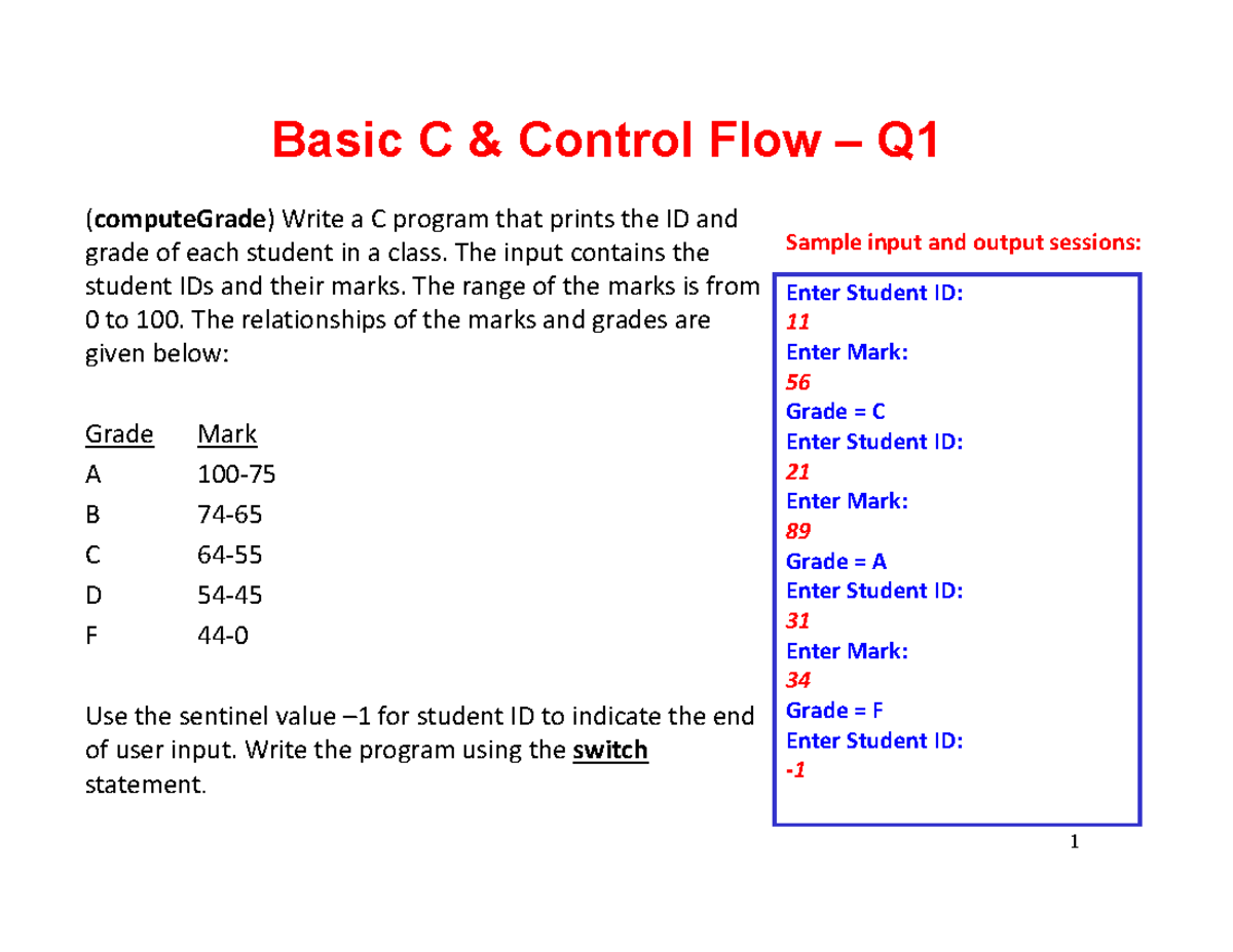 Wk2 Lab-Tut Slides - Suggested Solution (21 Aug 2019 ) - 1 ...