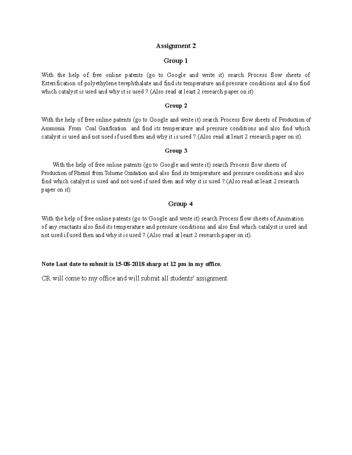 Assignment 2 - Lecture notes 5-6 - Assignment 2 Group 1 With the help ...