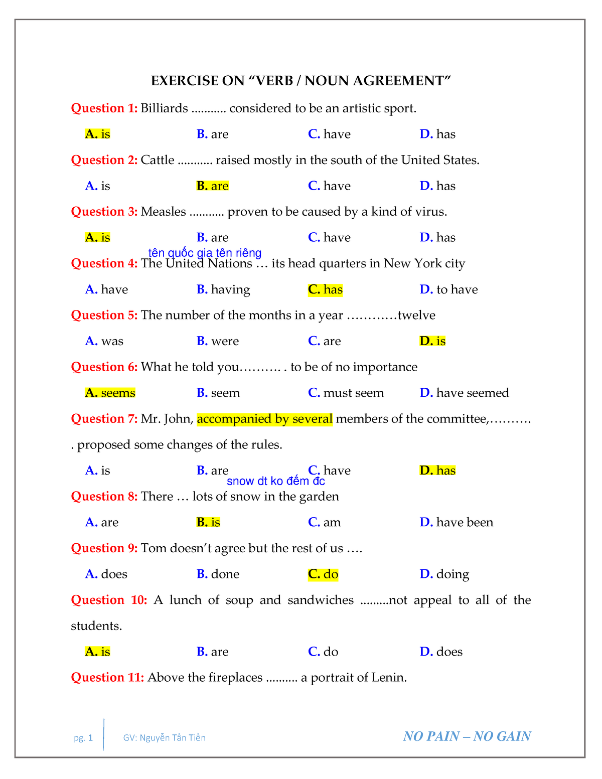 exercise-on-subject-verb-agreement-exercise-on