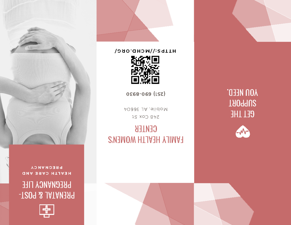 Pamphlet - PRENATAL & POST- PREGNANCY LIFE A N D C A R E H E A L T H P ...