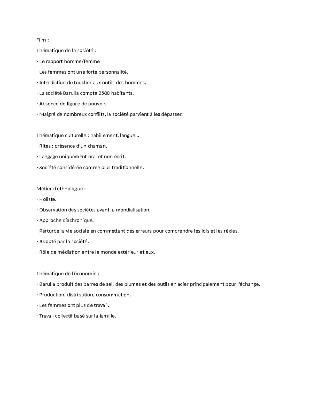 Document (22) allemand Film Thématique de la société Le rapport homme/femme Les femmes