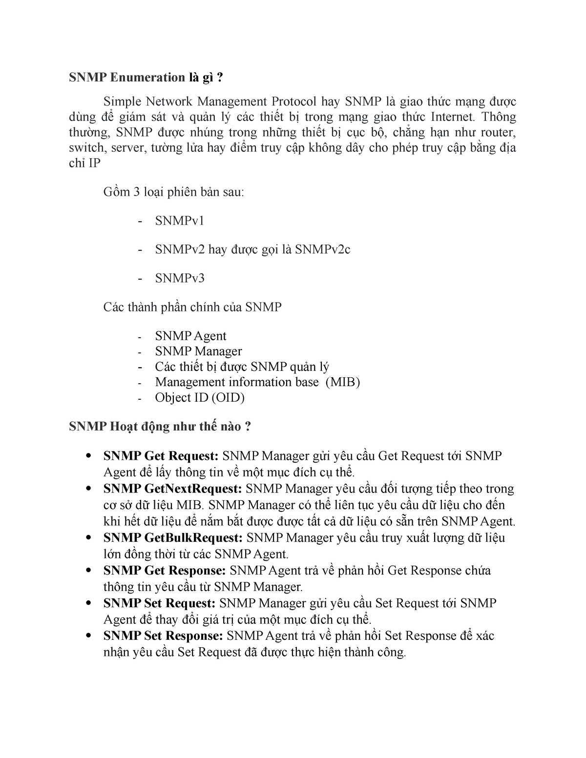 SNMP Enumeration Là Gì - Avc - SNMP Enumeration Là Gì? Simple Network ...