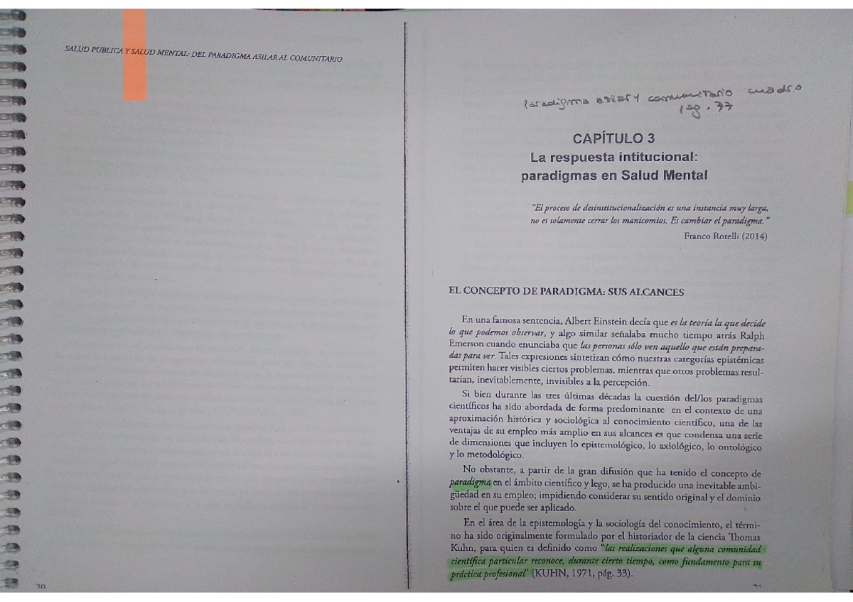 Lellis - Salud pública, salud mental - del paradigma asilar - capítulo ...
