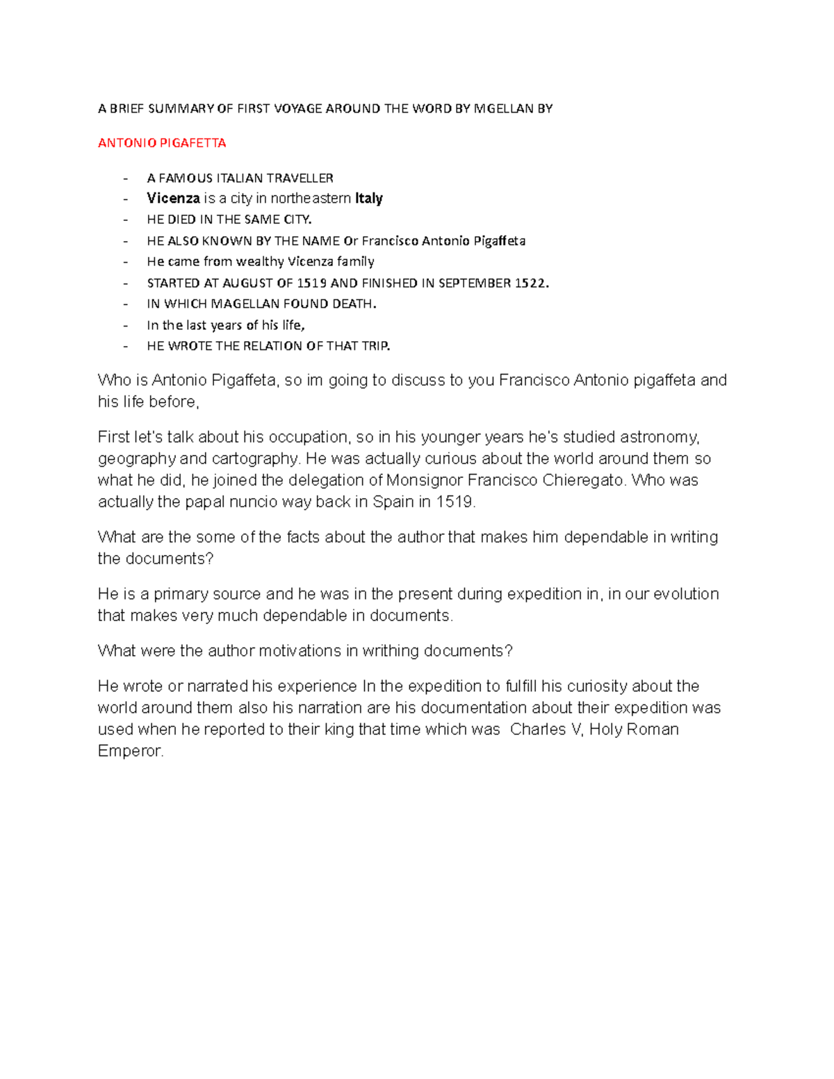 An essay in bs picture