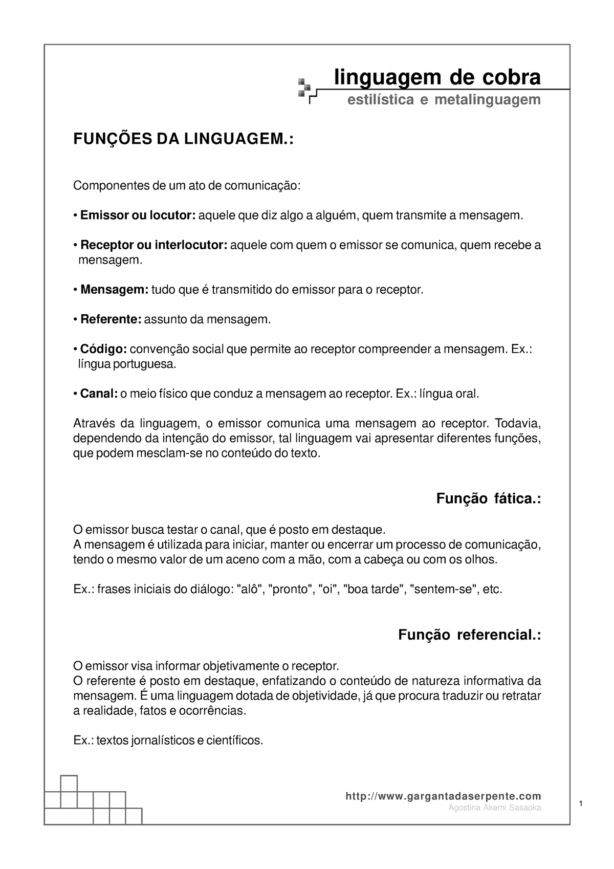 Lingua-portuguesa - Português básico - Conteúdo Coletânea de Exercícios I –  Coletânea de Exercícios - Studocu