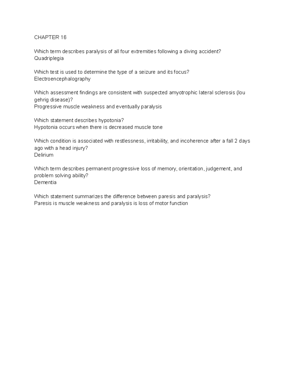 practice-review-q-s-chapter-16-which-term-describes-paralysis-of-all