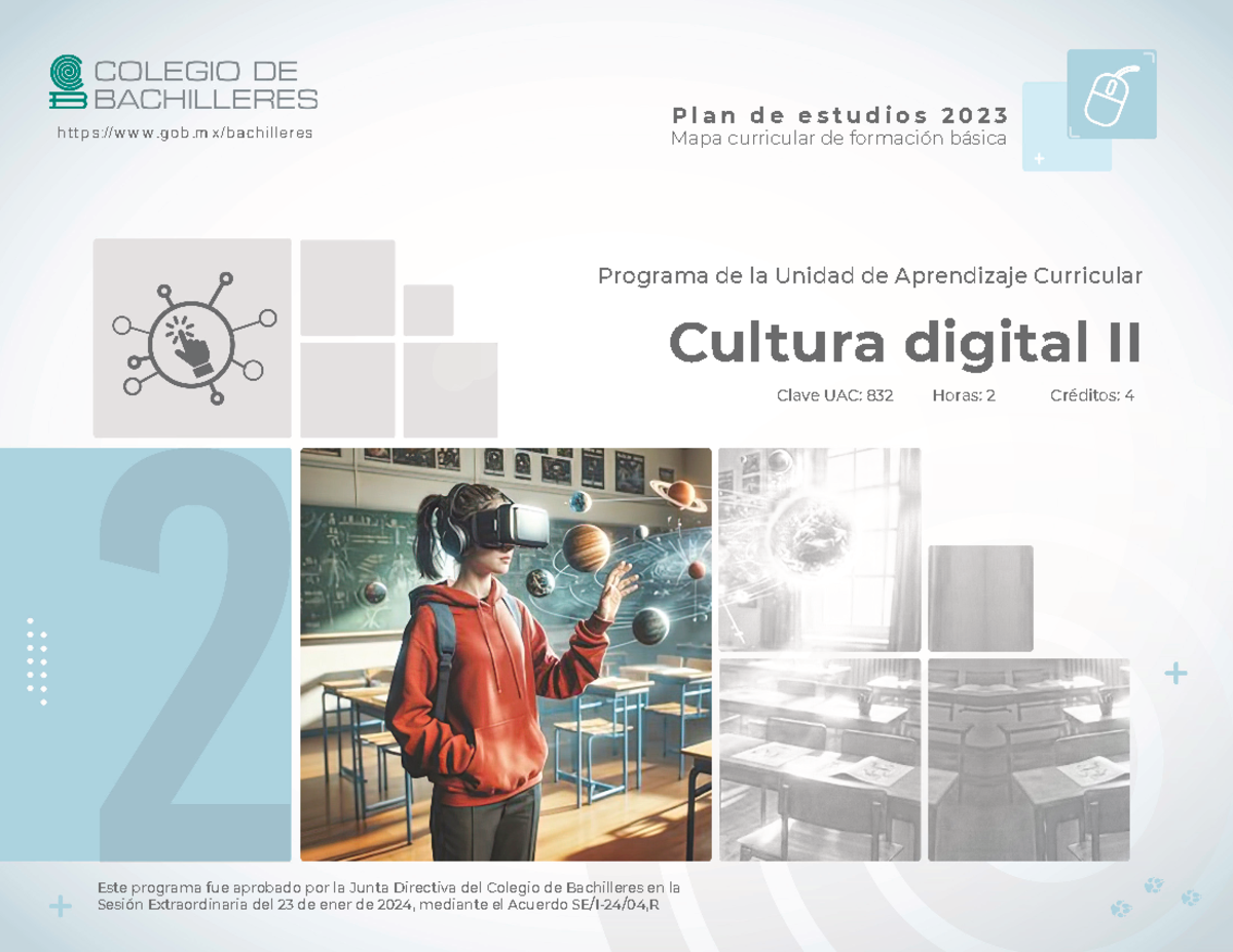 Cultura digital 2 TEMARIO - Cultura digital II 1 Cultura digital II
