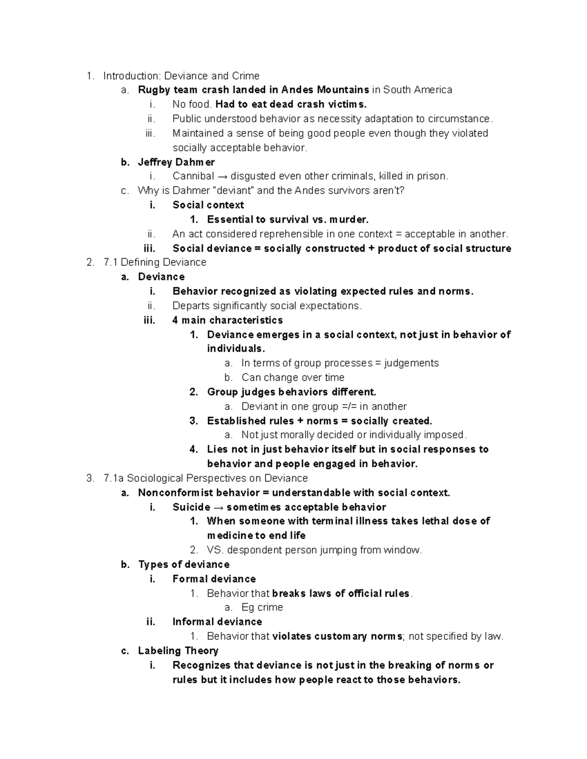 Chapter 7 Deviance and Crime - Introduction: Deviance and Crime a ...