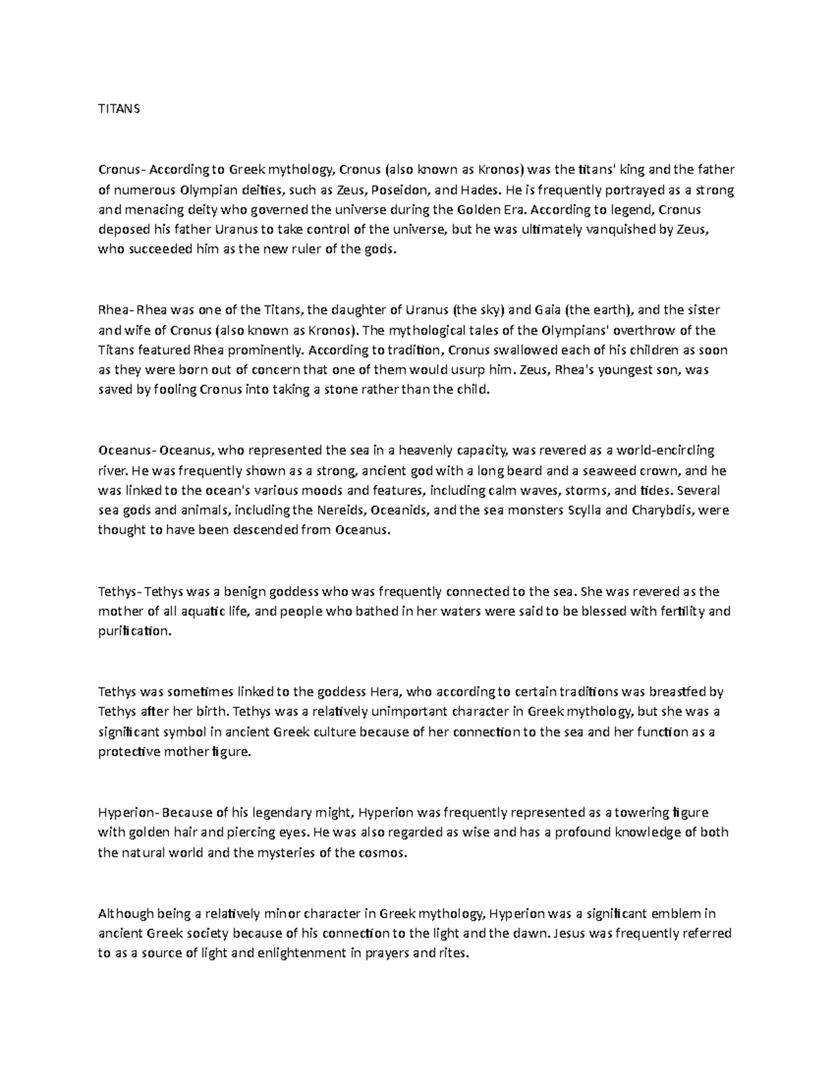 Inbound 8551611046021248831 TITANS Cronus According to Greek