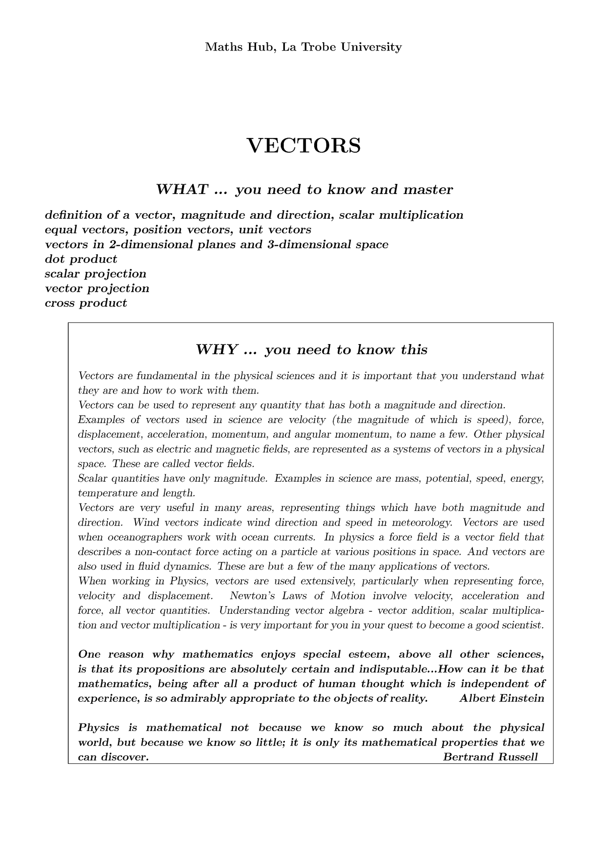 vectors-mathematics-latrobe-university-maths-hub-la-trobe-university