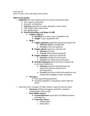 Anatomy And Physiology Lecture 2,3 - Anatomy And Physiology Chapter 3 ...