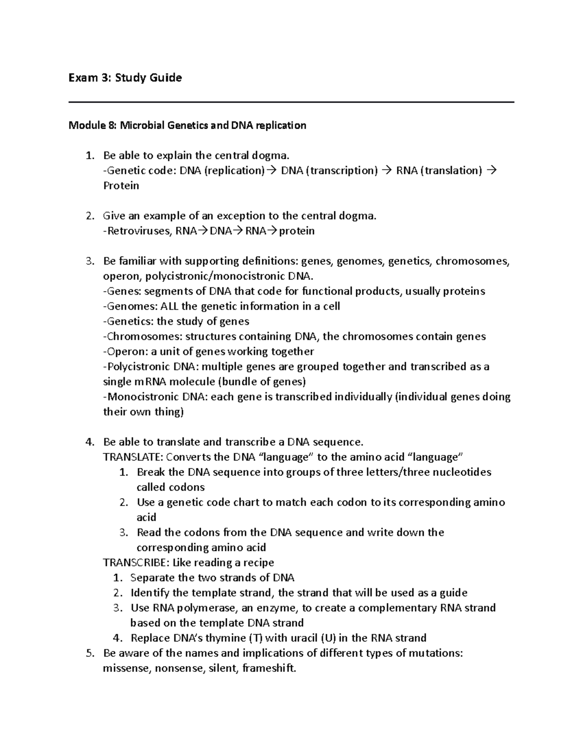 Exam 3 Study Guide General Microbiology-BIOL3200 - Exam 3: Study Guide ...