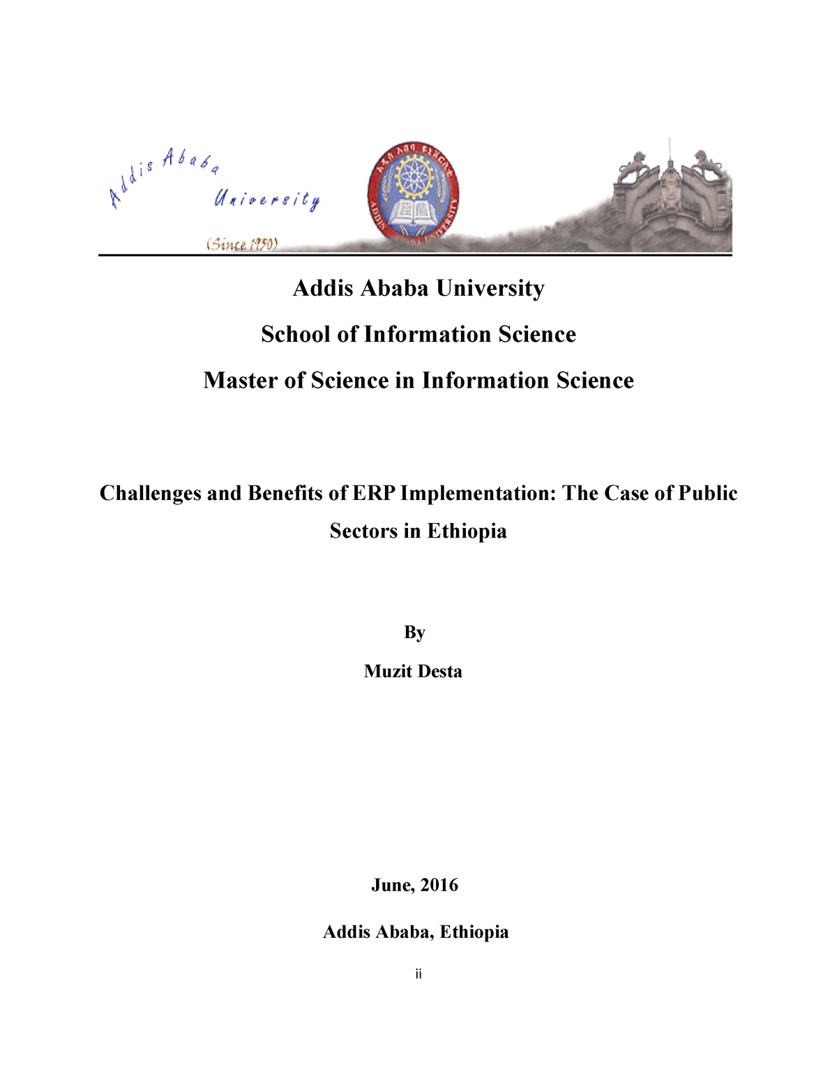 llm thesis addis ababa university