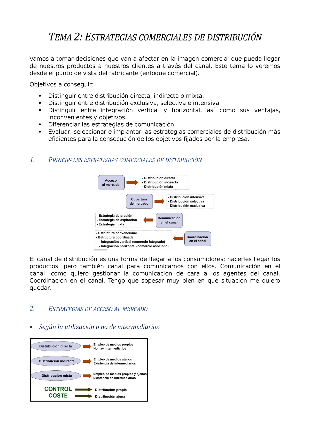 tema 2 apuntes 2 tema 2 estrategias comerciales de distribuciÓn