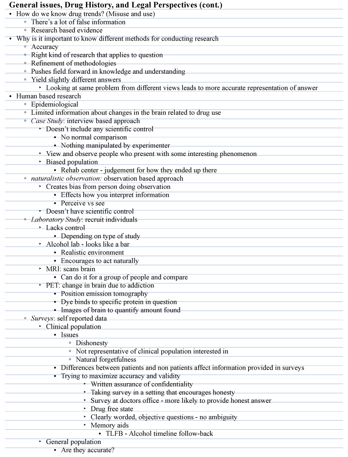 Lecture 3: General Issues, Drug History, And Legal Perspectives ...