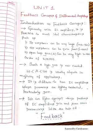 Oscillators LIC UNIT 5 - Lecture notes 47-56 - Linear Integrated ...