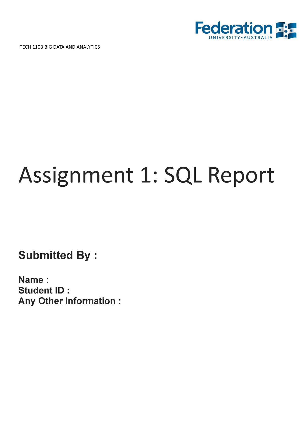 assignment for sql
