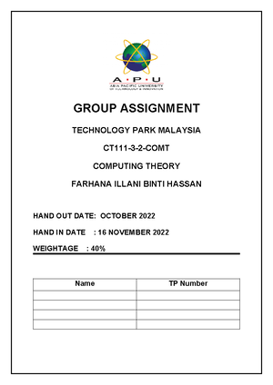 APU Cover PAGE Individual - Programming with Python - INDIVIDUAL ...