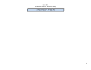 SU23 Exam 1 Blueprint - Exam 1 Blueprint NSG 503 – Summer 2023 Topic ...
