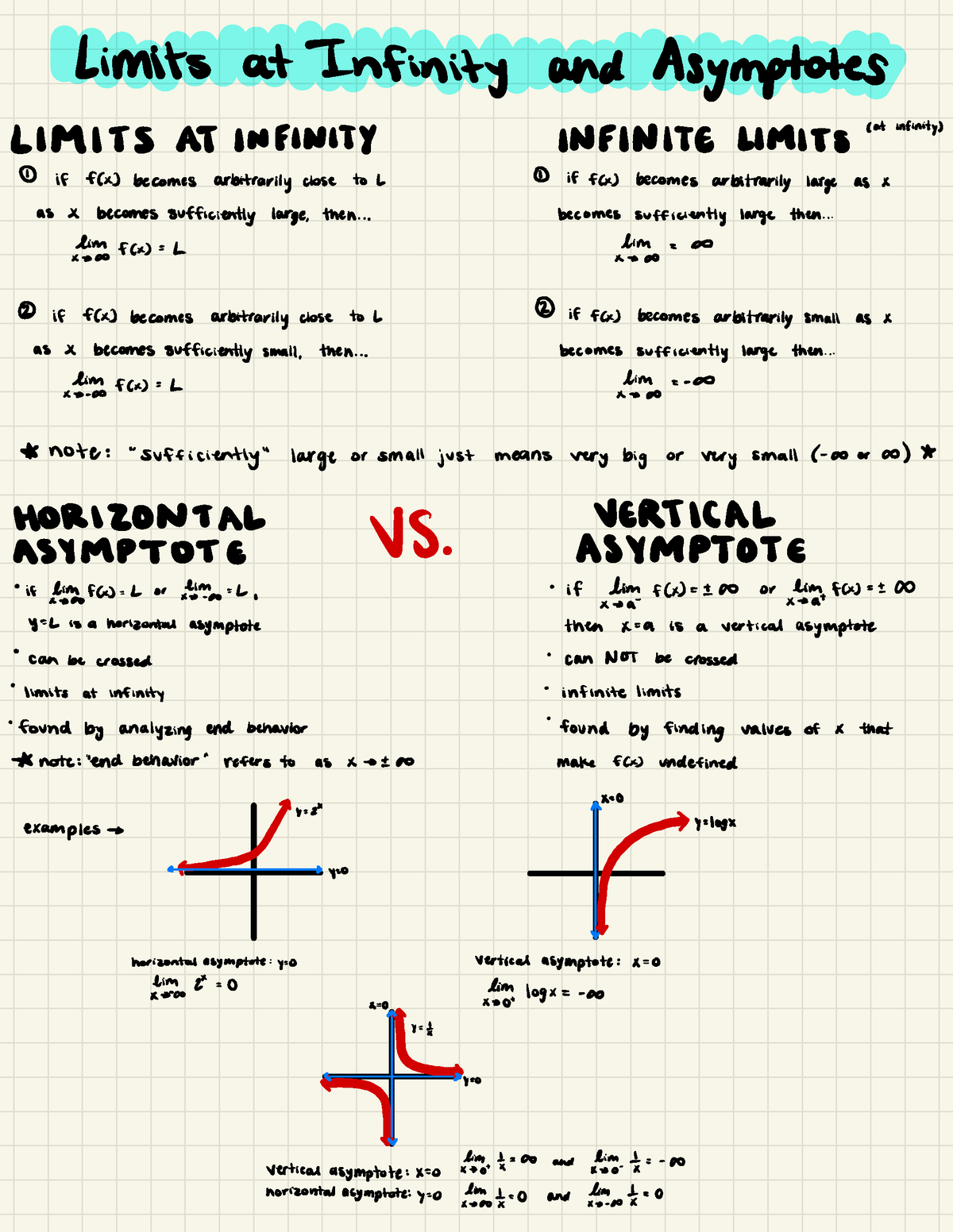 4.6 Limits At Infinity And Asymptotes - MATH 10A - Studocu