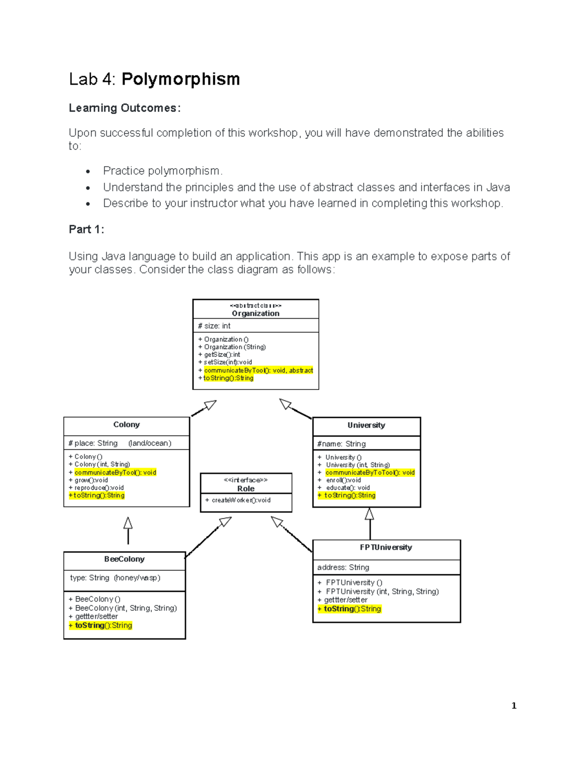 Explain step by step what happened when the program runs and answer ...