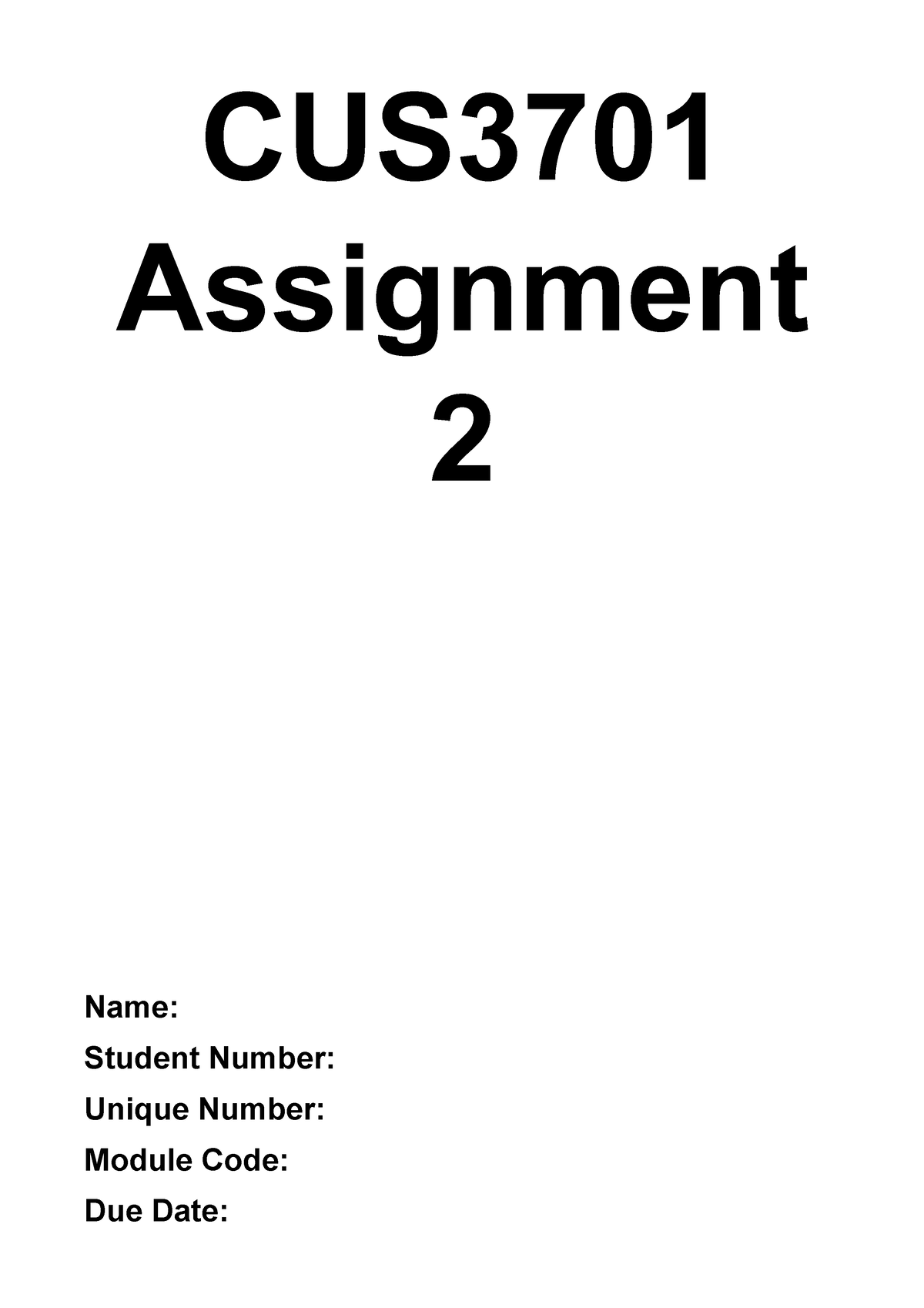 cus3701 assignment 2 answers pdf