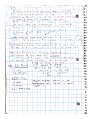 Chapter one: Data Analysis - PSY230 - Studocu
