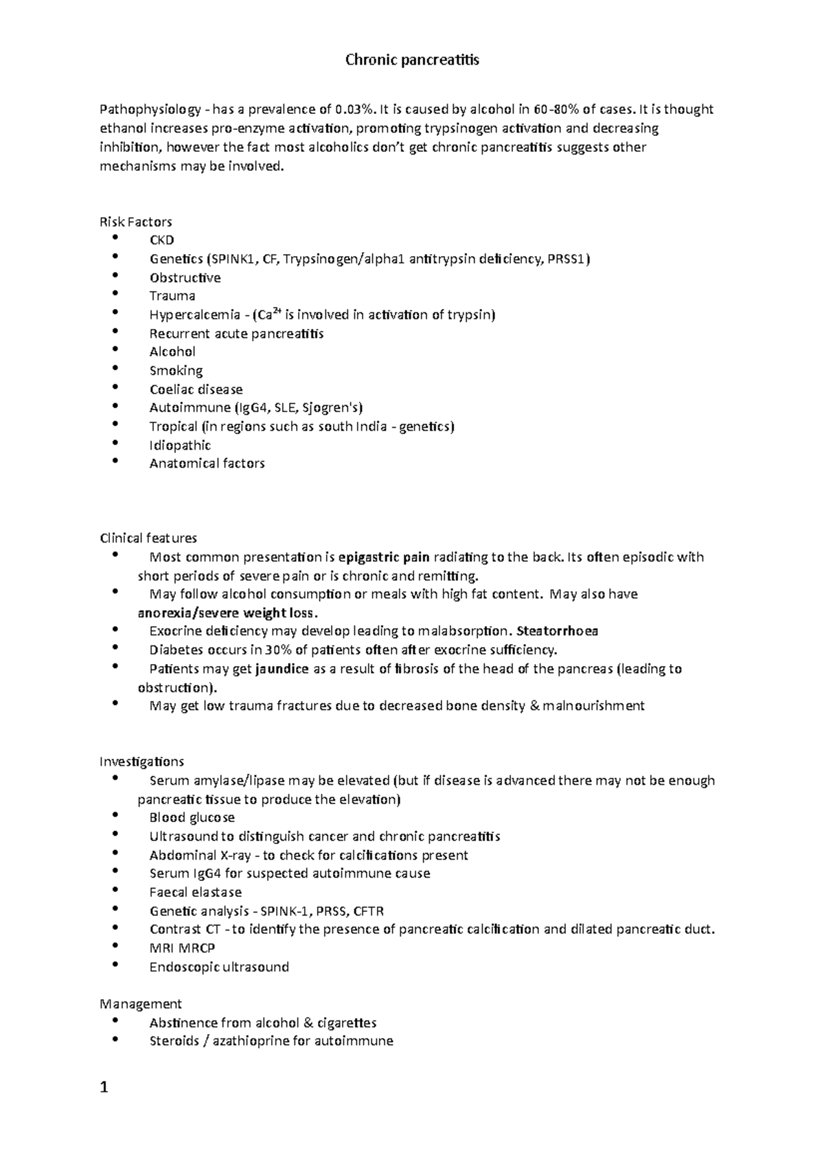 Chronic Pancreatitis - Chronic Pancreatitis Pathophysiology - Has A 