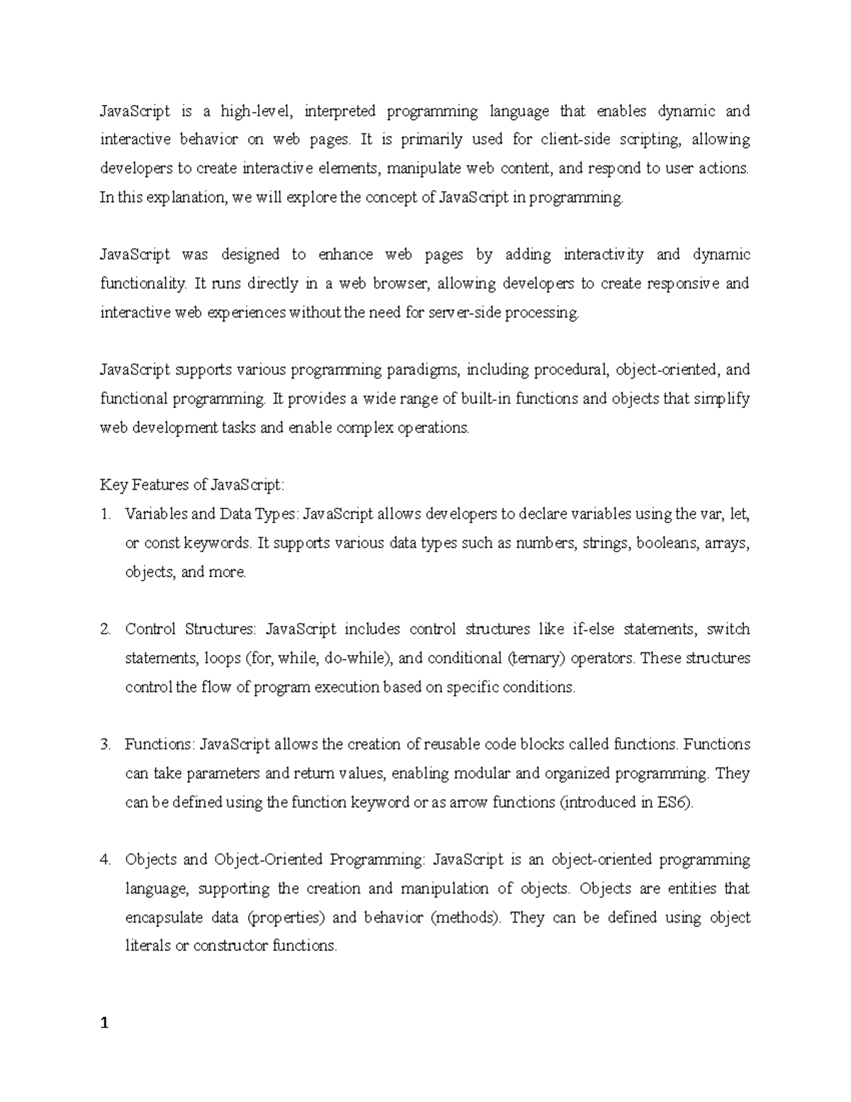 Computer Java Script Note Class - JavaScript is a high-level ... image.