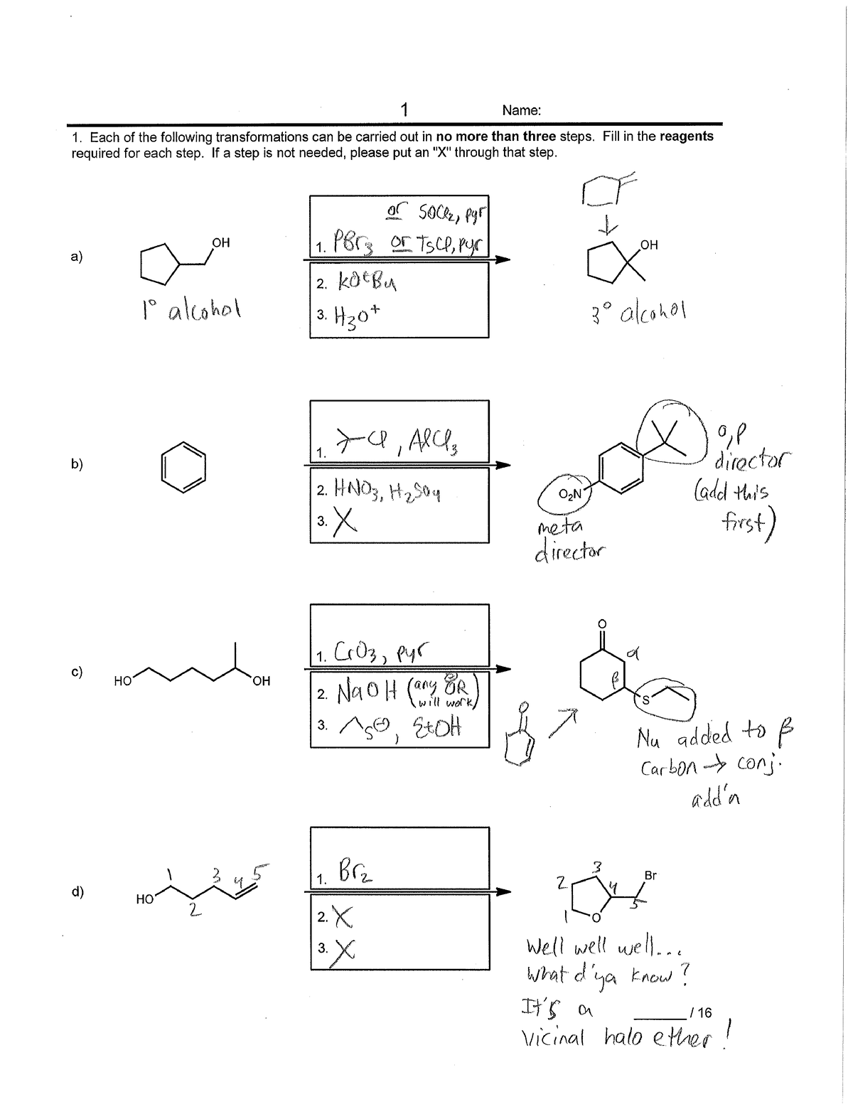 Practice Final Exam B Answers - Chimie - Studocu