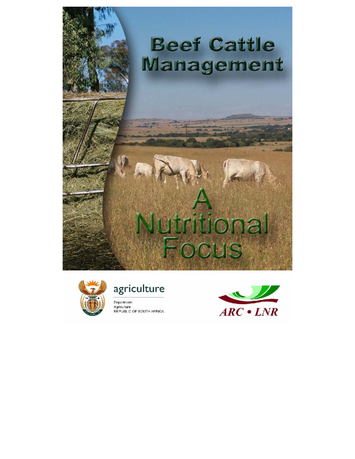 Beef Cattle Management - Compiled by the ARC for the Department of ...